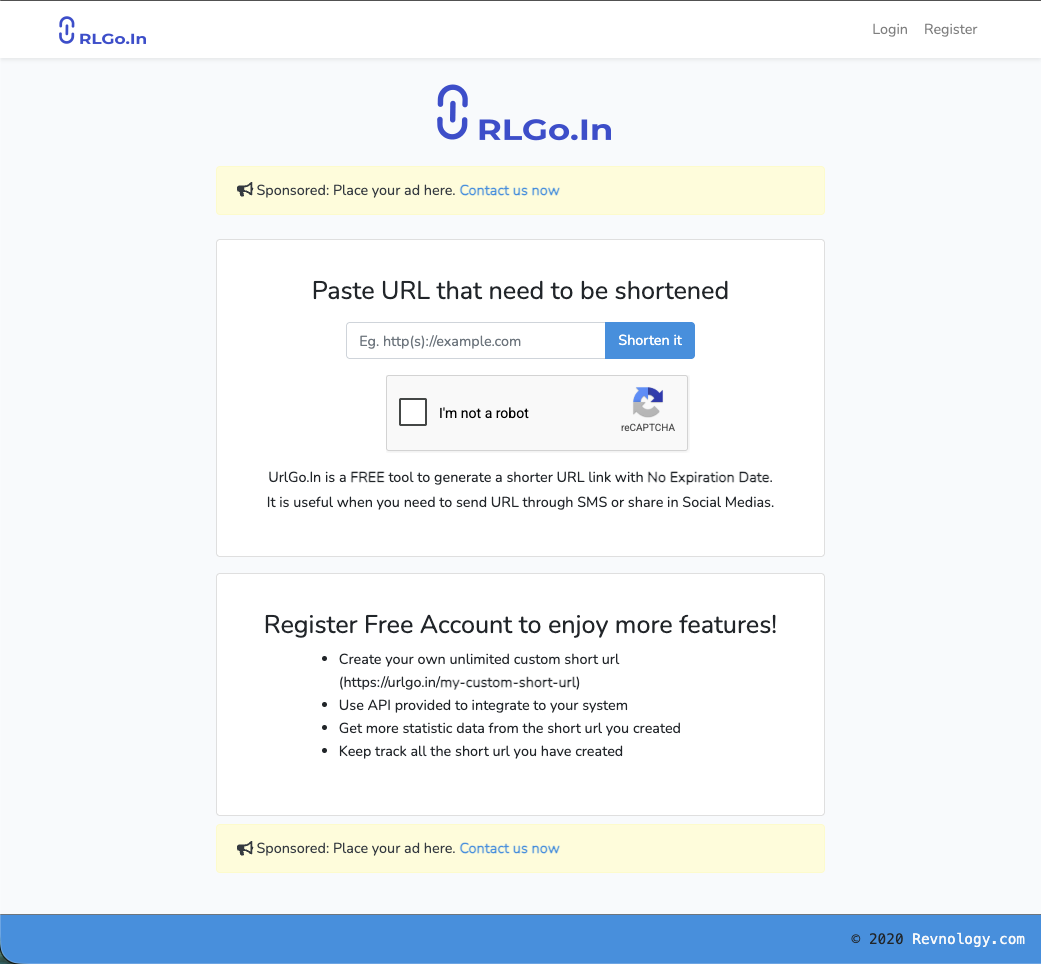 UrlGo.In dashboard preview