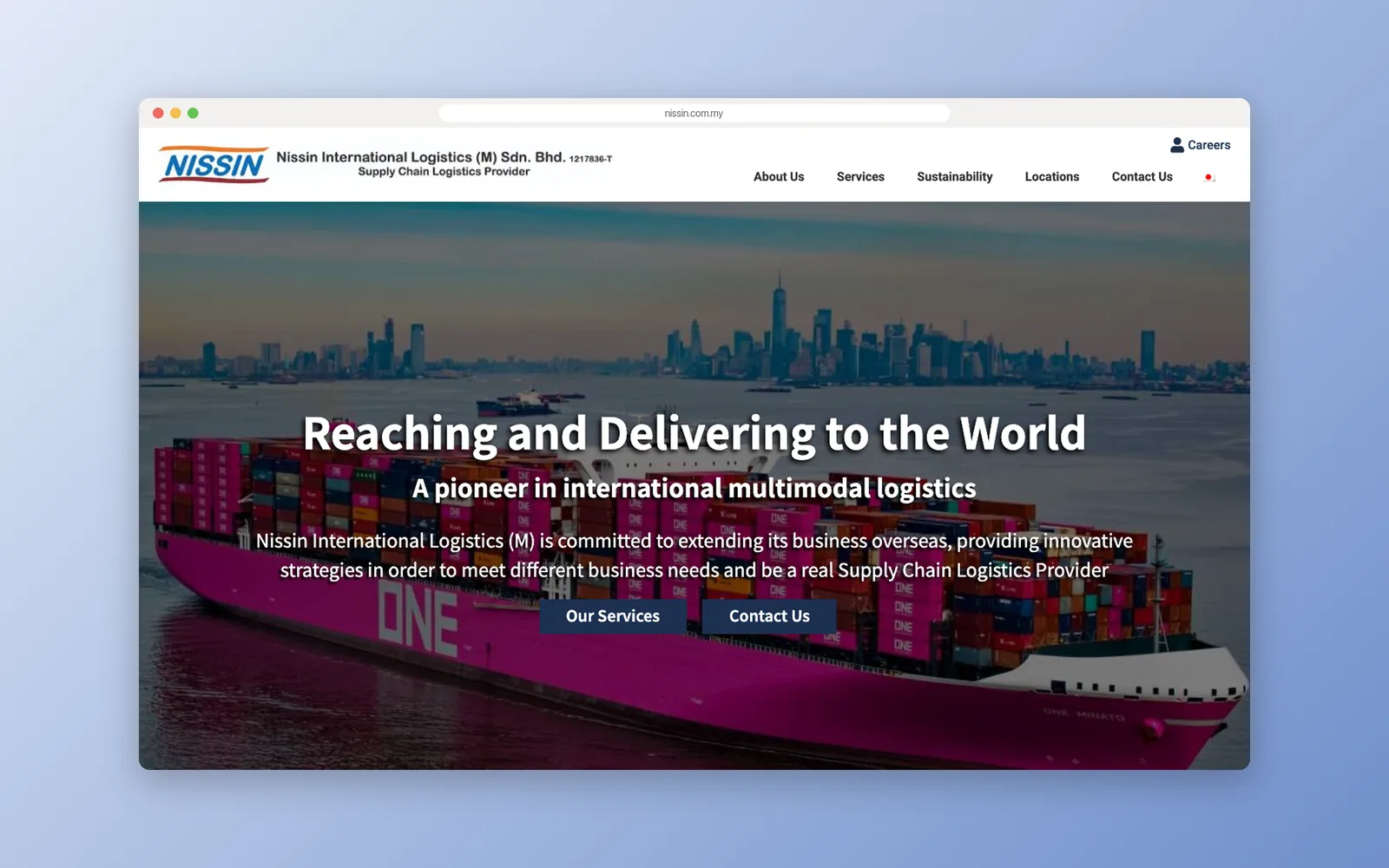 Logistics Company Website